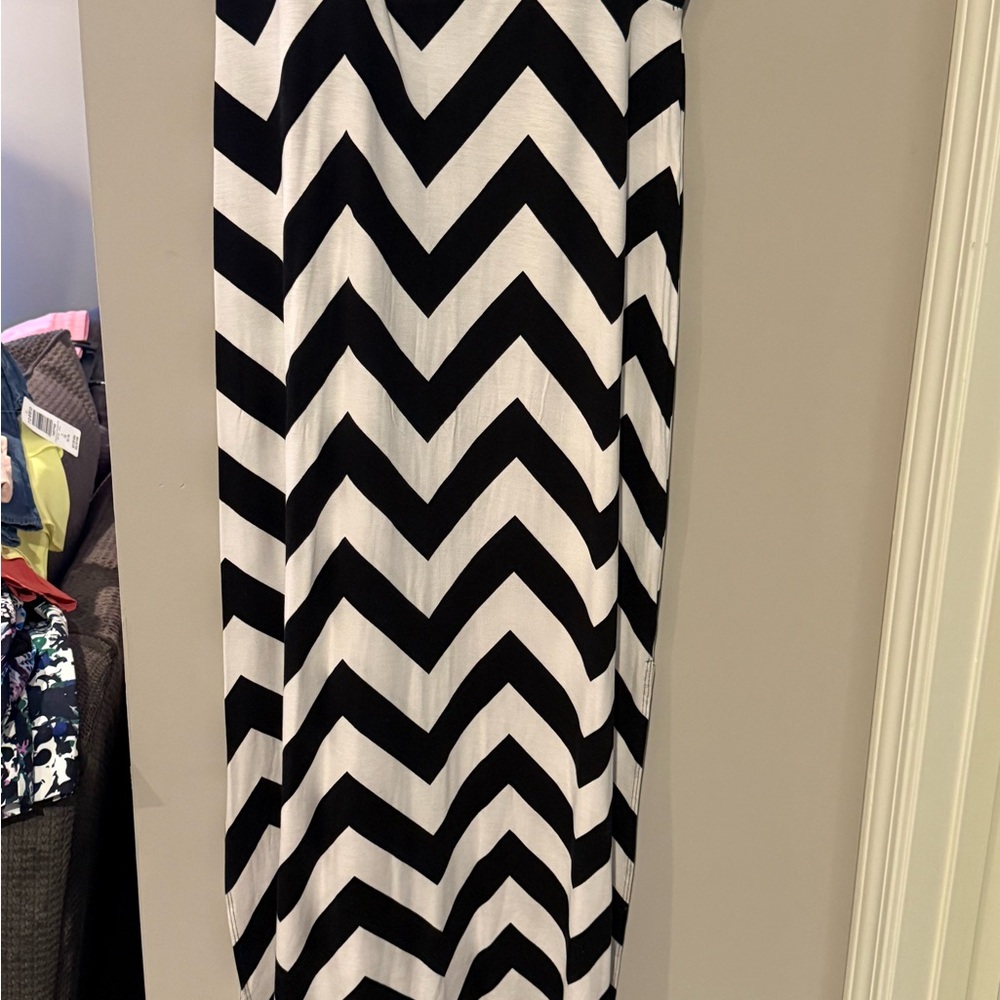 Chevron Black and White Women's Skirt